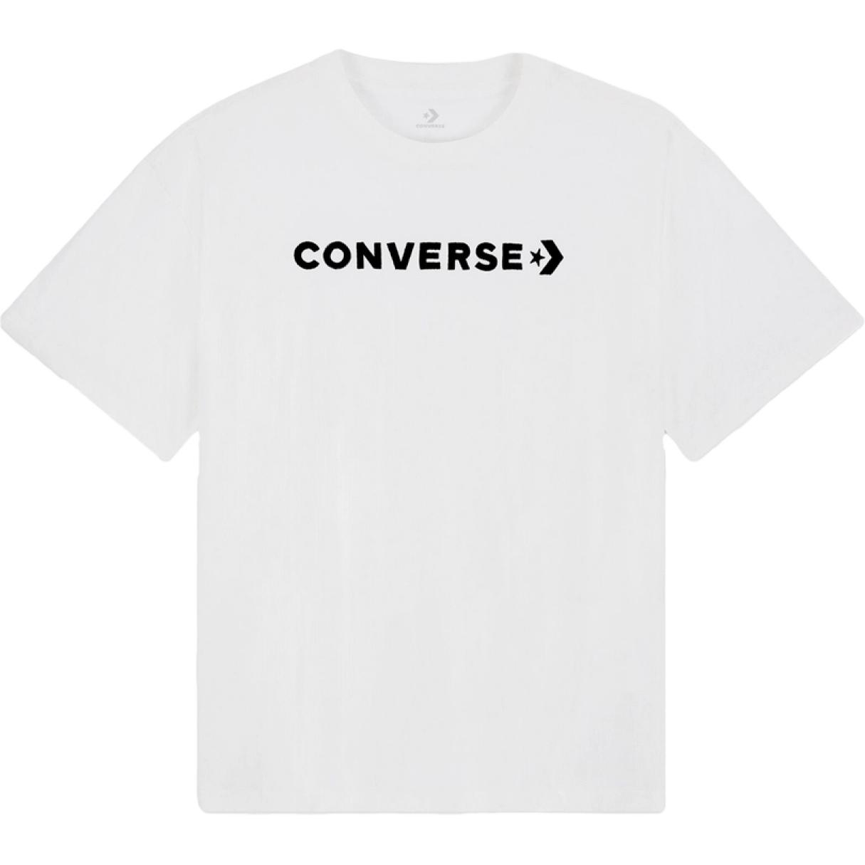 

Converse Футболка Relaxed Wordmark мужская белая, Белый, Converse Футболка Relaxed Wordmark мужская белая