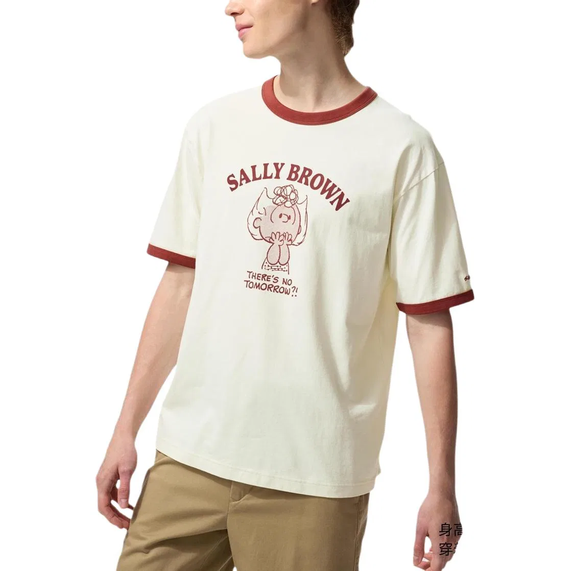 Футболка унисекс x PEANUTS, SS26 UNIQLO, Light Beige — фото 3