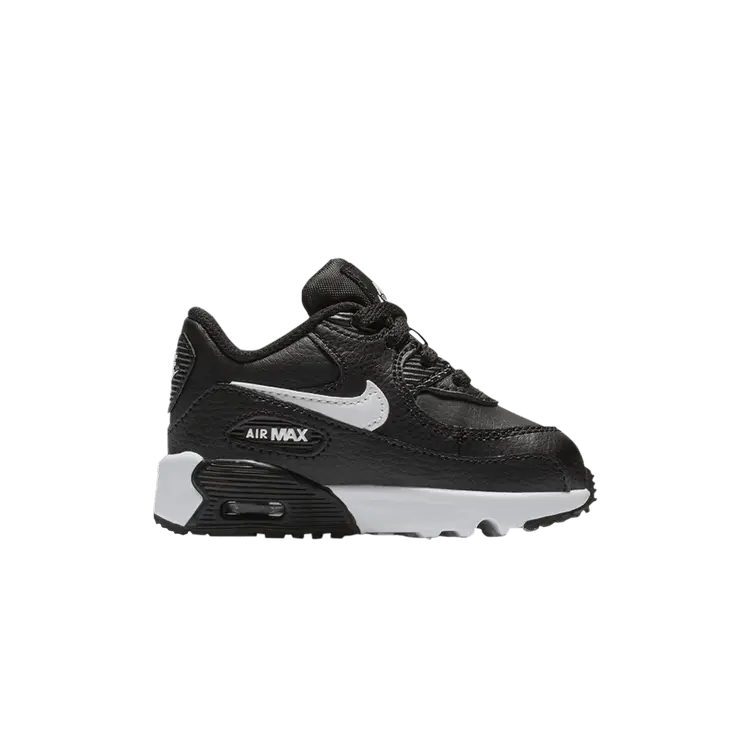 

Кроссовки Nike Air Max 90 Leather TD 'Black White', черный