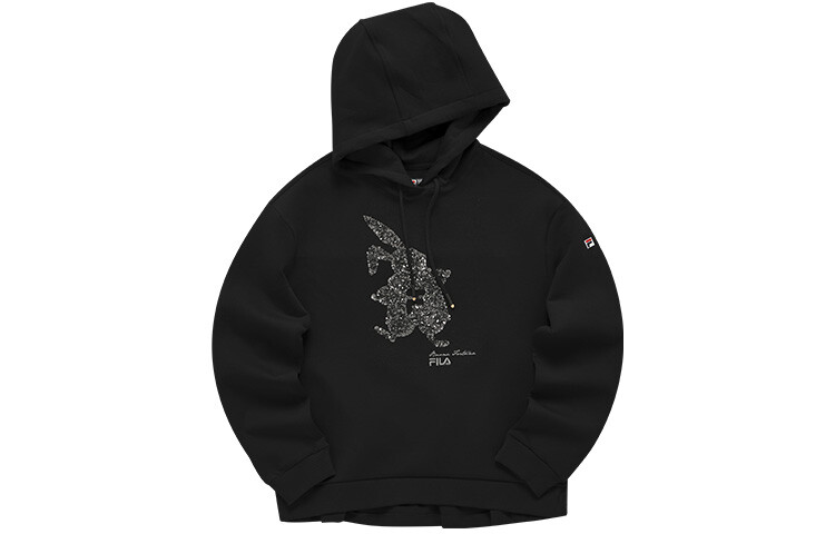 

Женская толстовка ФИЛА FILA, цвет Black