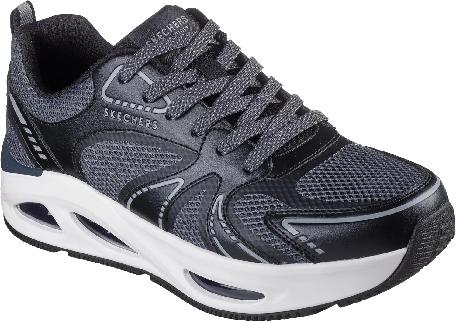 Мужские кроссовки Skechers UNO Ego-Aurair, Black — фото 4