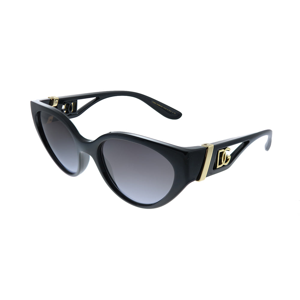 

Dolce & Gabbana DG 6146 501/8G женские солнцезащитные очки «кошачий глаз», черный
