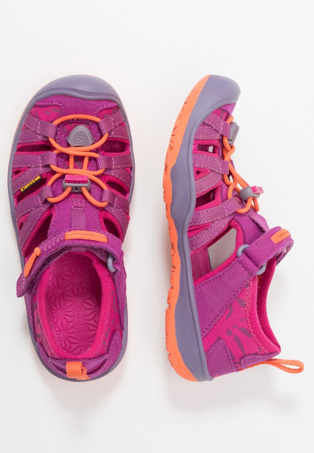 

Трекинговые сандалии Moxie Children Unisex Keen, цвет purple wine/nasturtium