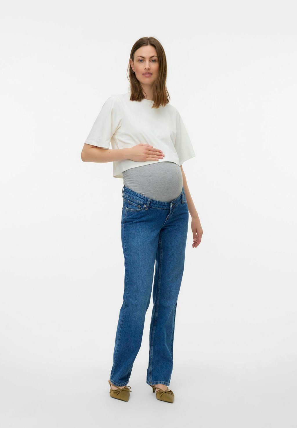 

Джинсы прямого кроя UMSTANDS MIT STRAIGHT FIT GERADE GESCHNITTEN Vero Moda, цвет Medium Blue Denim