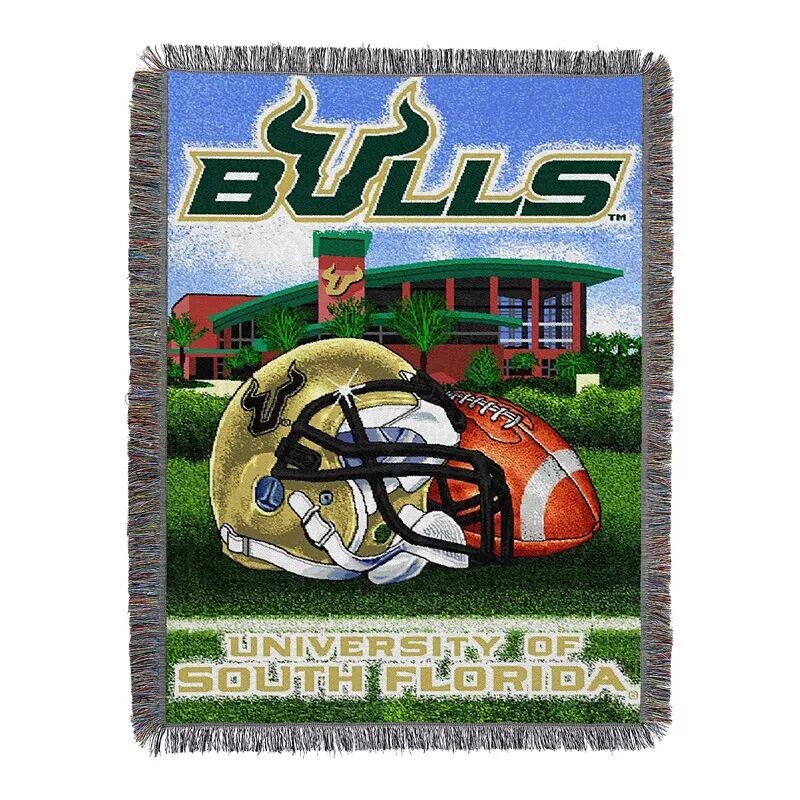 

Тканый плед Northwest South Florida Bulls размером 48 x 60 дюймов