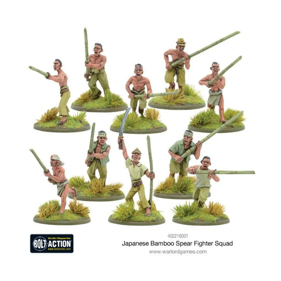 

Отряд японских истребителей с бамбуковыми копьями, Bolt Action - Japanese (28mm)