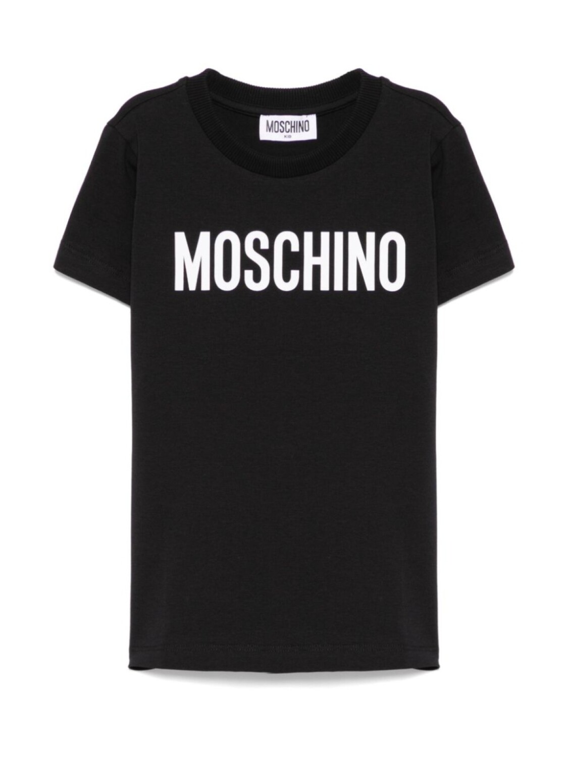 

Moschino Kids футболка с логотипом, черный