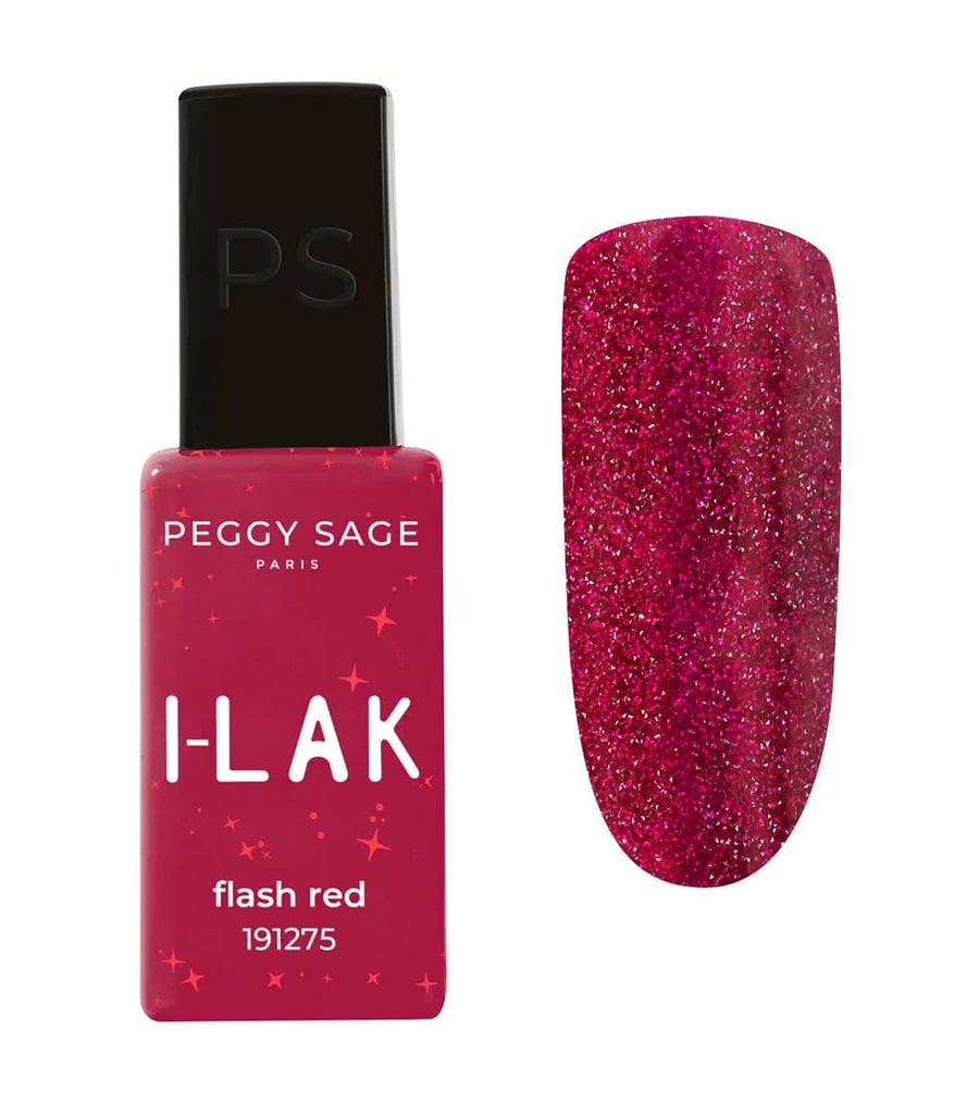 

I-LAK FLASH Красный гибридный лак 11 мл Peggy Sage