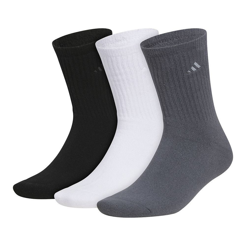 

Мужские носки adidas Cushioned Comfort, 3 пары носков Crew Adidas, цвет Blk Wht Gry