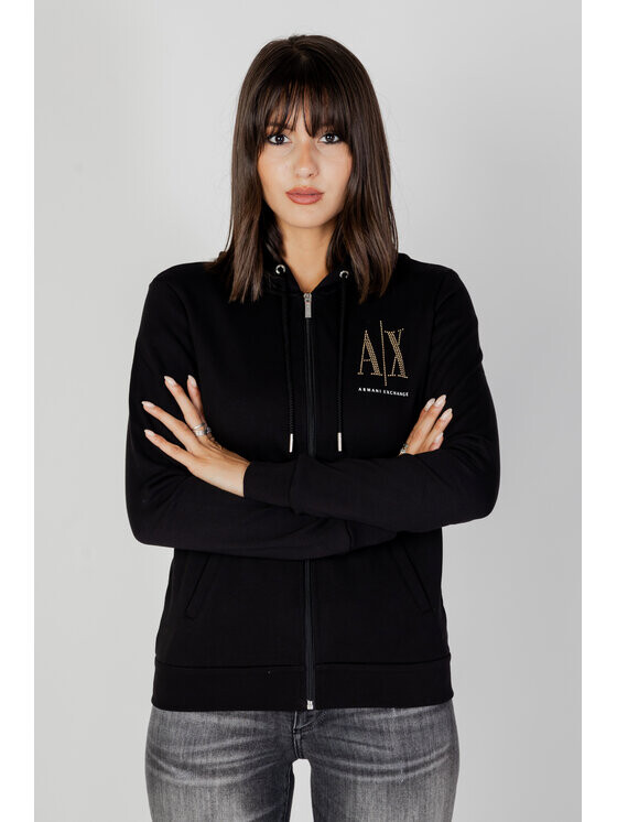 

Толстовка с рубашкой Armani Exchange, черный