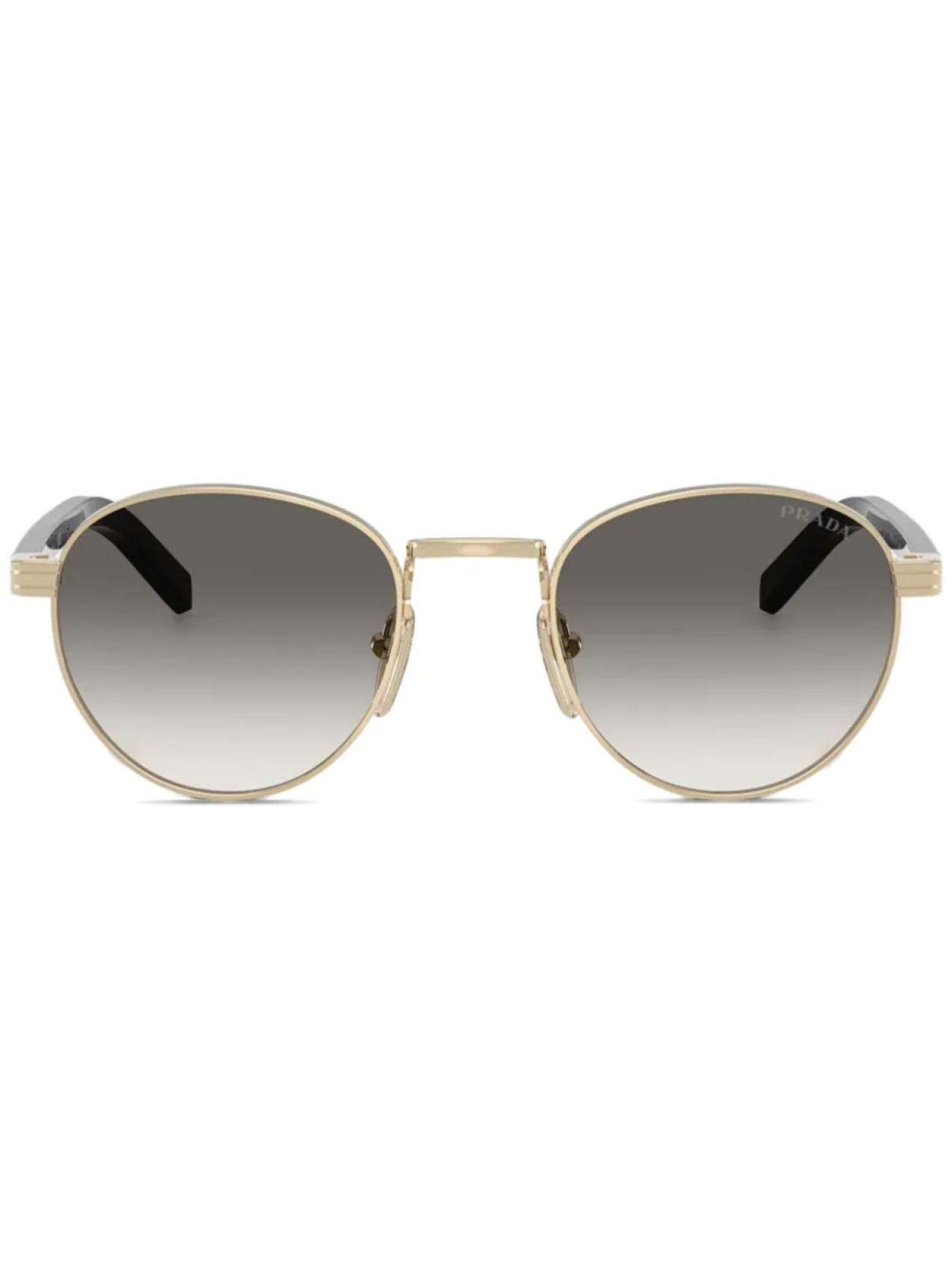 

Солнцезащитные очки в круглой оправе Prada Eyewear, золотой