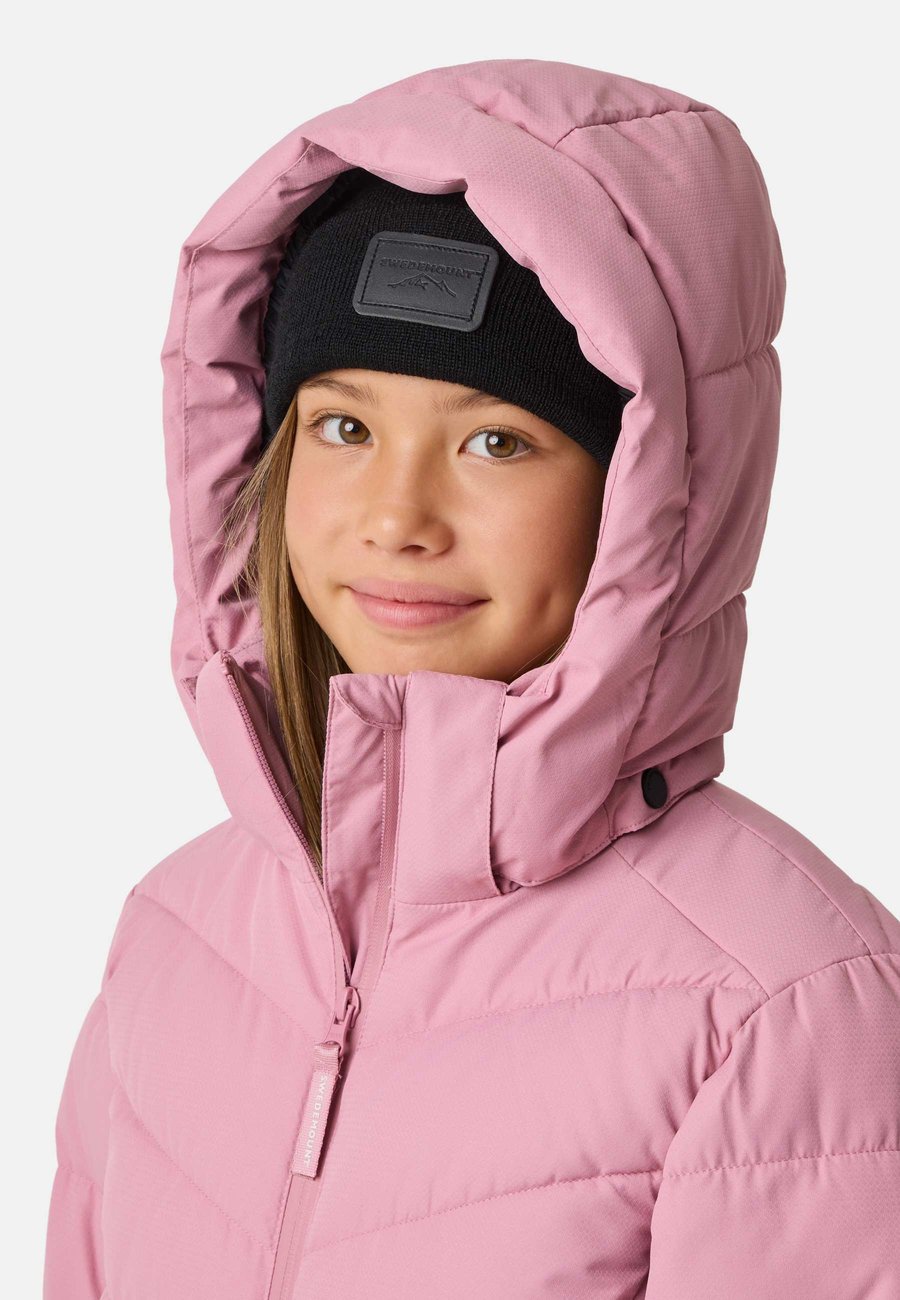 Зимняя куртка Swedemount CERVINIA PUFFER SKI JR, Dusty Rose/Pink — фото 4
