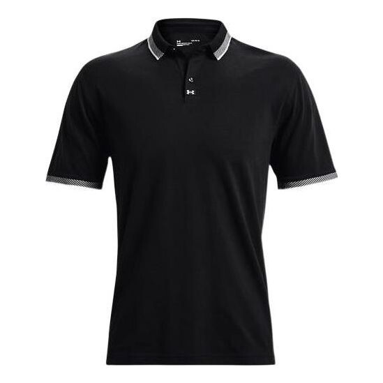 

Рубашка поло ace golf polo shirt 'black' Under Armour, черный
