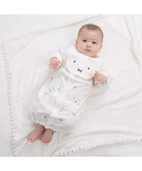 Платье-трансформер 2WAY Miffy с нагрудником, цвет слоновой кости, 50-70 см