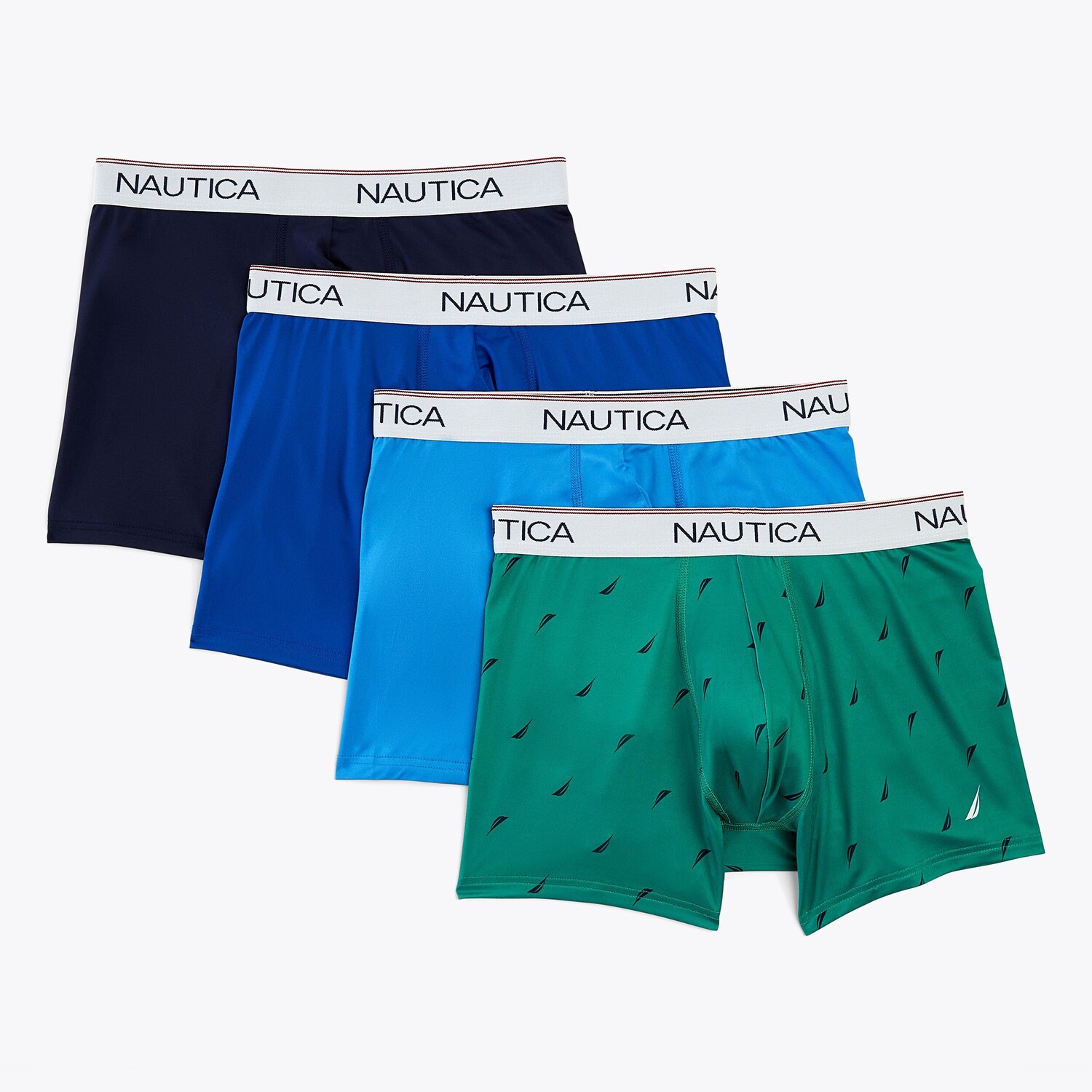 

Мужские боксеры-боксеры стрейч Nautica, 4 шт., цвет Cricket 16-6340