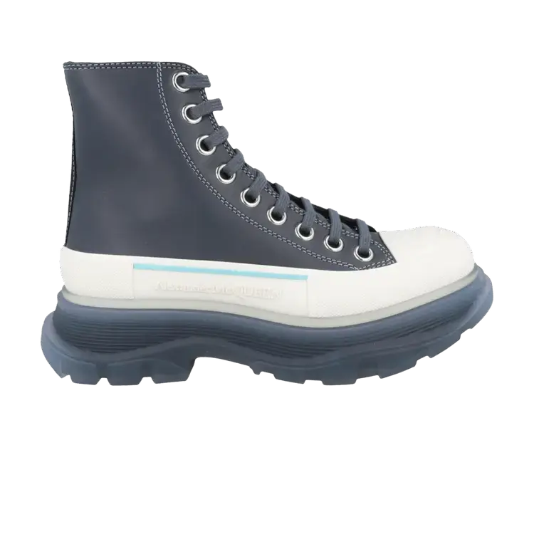 Ботинки Alexander McQueen Wmns Tread Slick Boot 'Navy White', синий