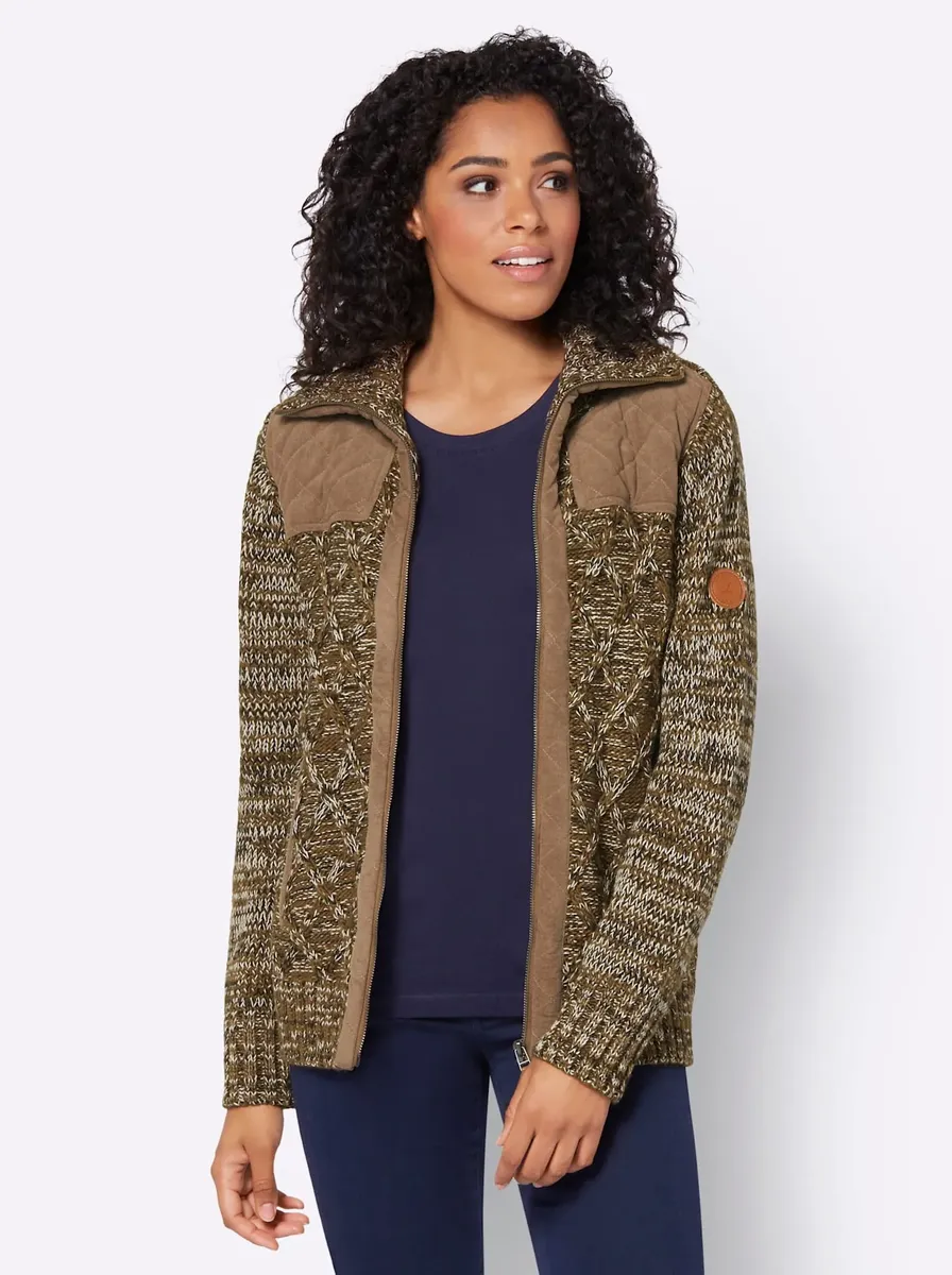 

Кардиган в стиле casual Casual Looks, цвет Braun-Meliert