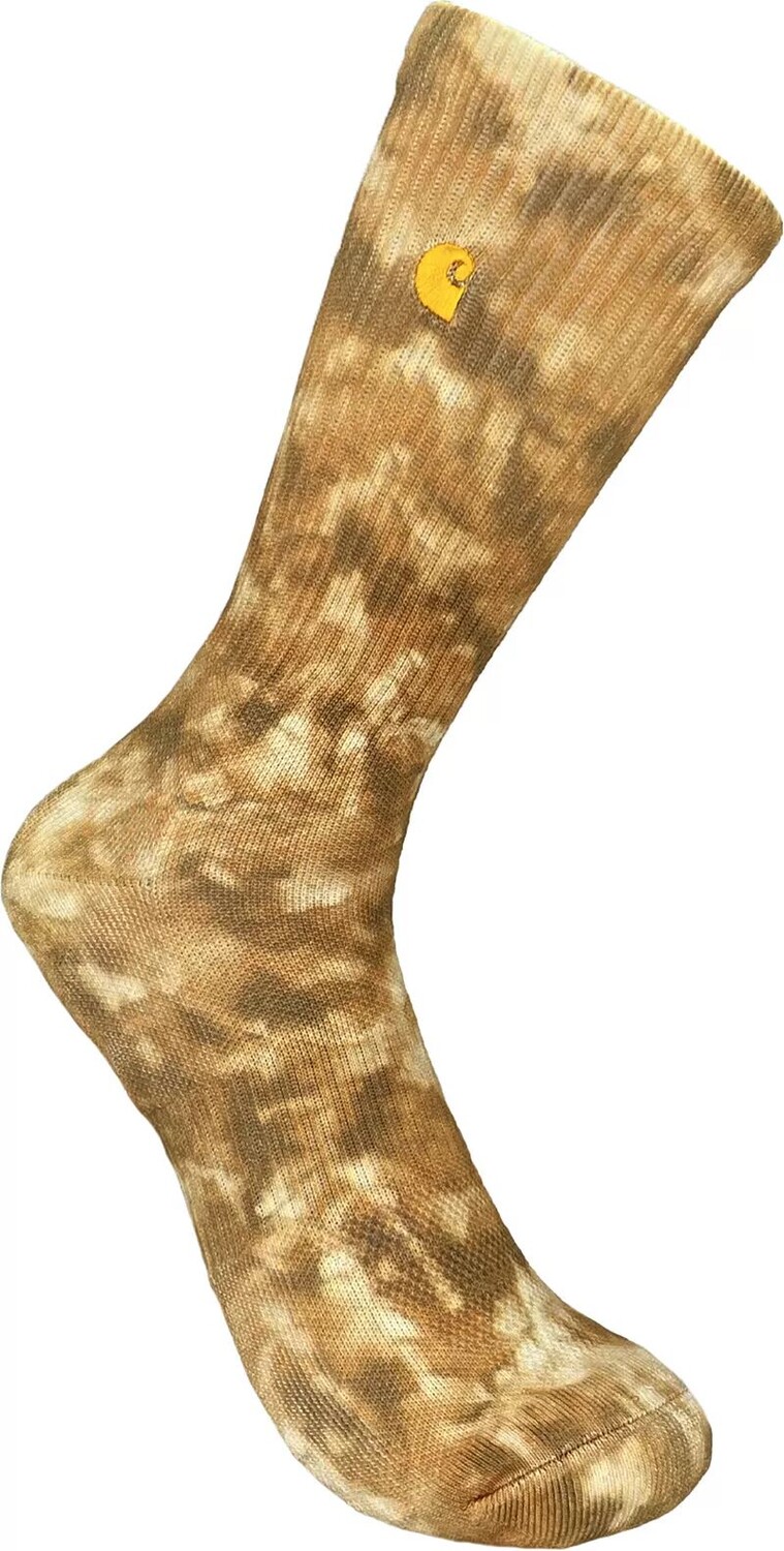 

Носки Carhartt Tie Dye Crew, хаки