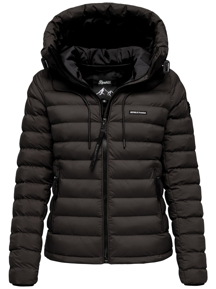 

Зимняя куртка MYA черного цвета REPUBLIX