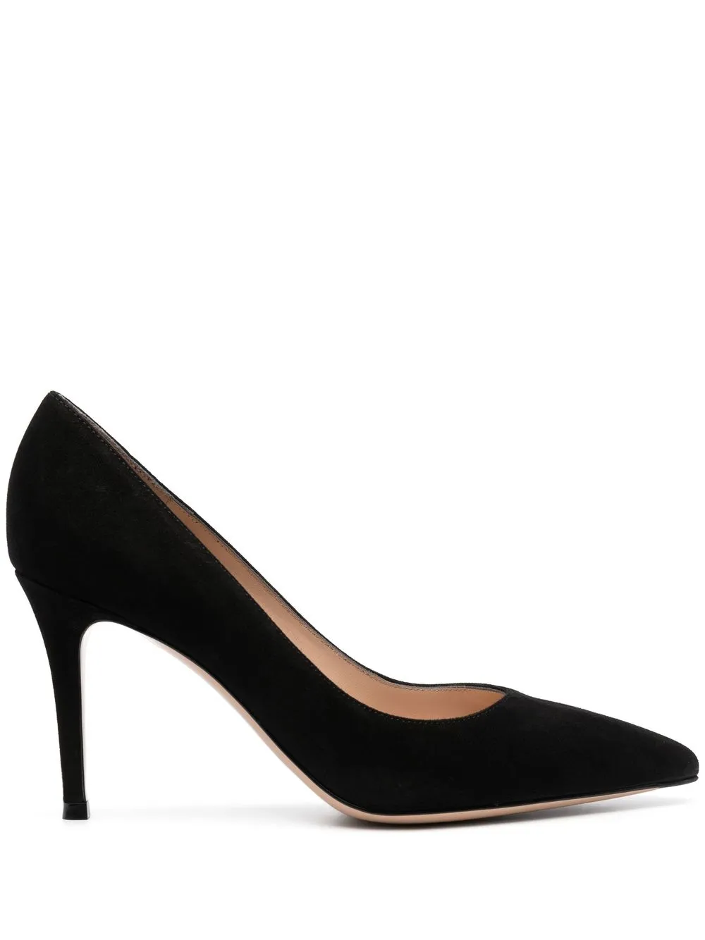 Туфли-лодочки с заостренным носком Gianvito Rossi, черный — фото 2