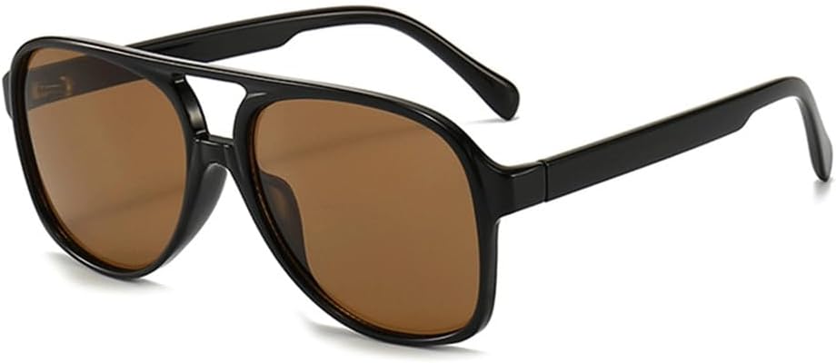 

Новые солнцезащитные очки в стиле ретро 2025 года с поляризованными линзами, женские и мужские, винтажные линзы, черные и желтые, защита от ультрафиолета UV400 DSXLY, 1