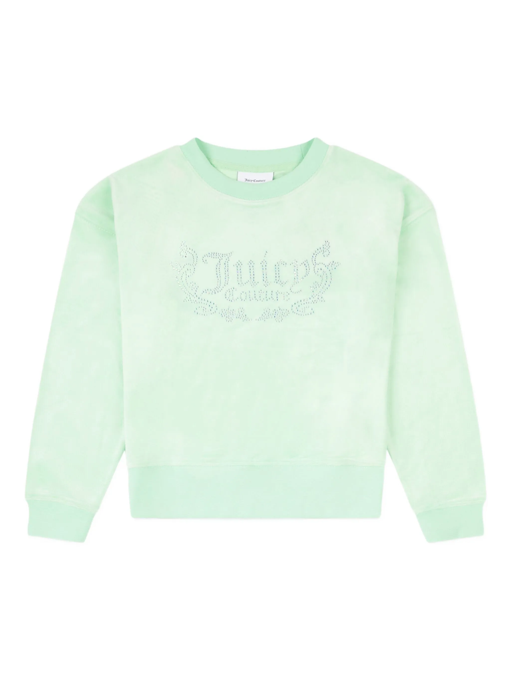 

Толстовка со стразами Juicy Couture Kids, зеленый