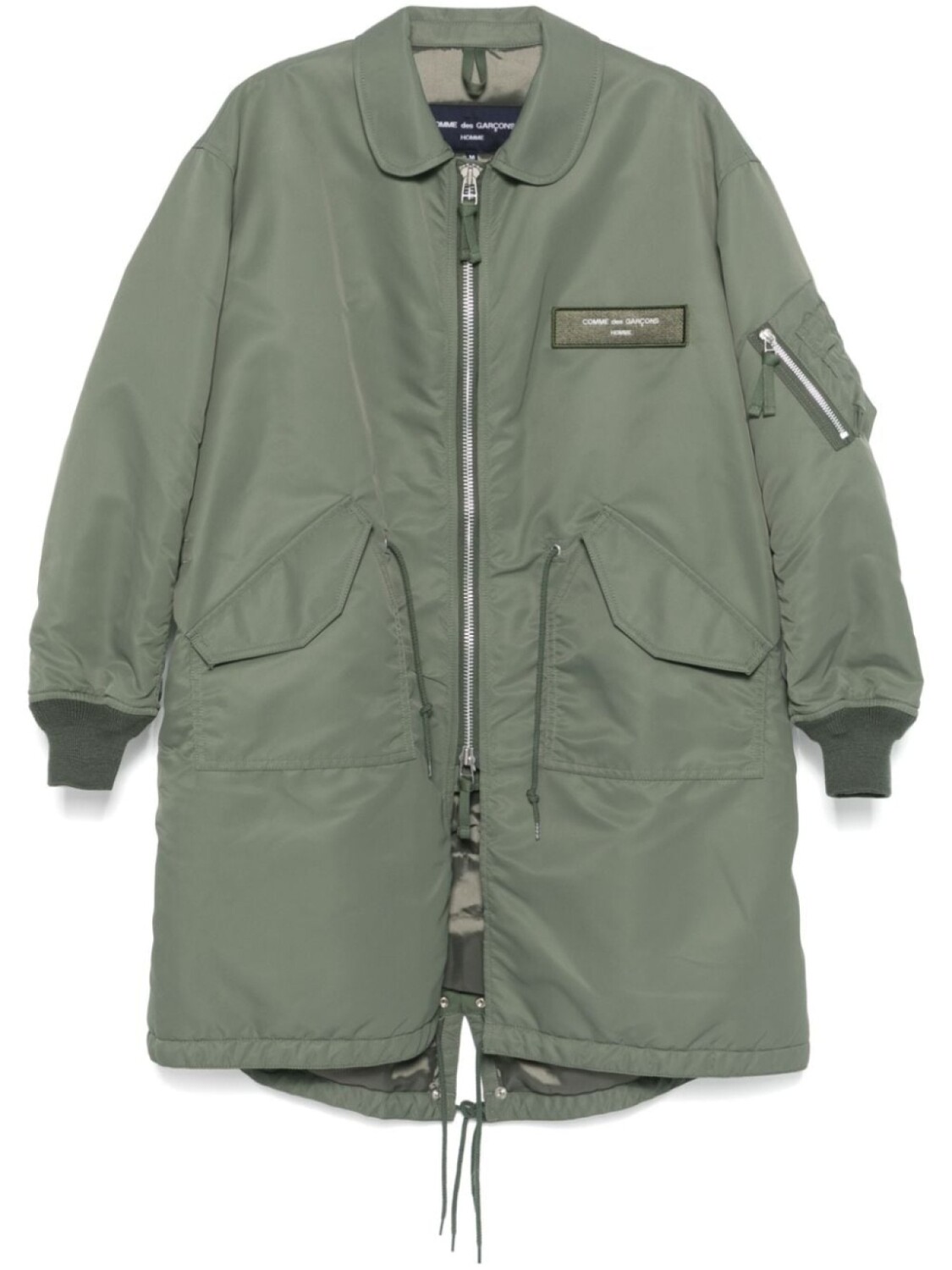

Comme des Garçons Homme длинный пуховик, зеленый