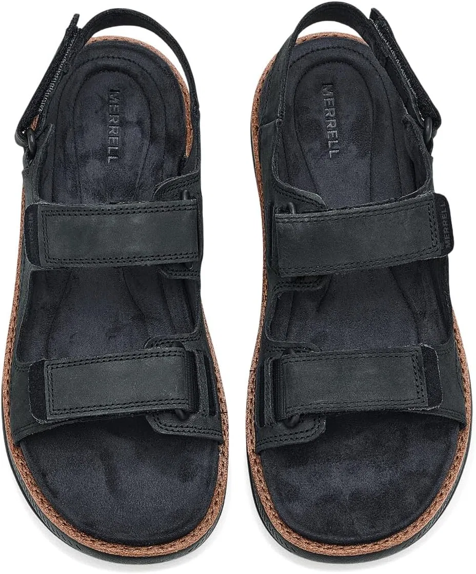 Мужские сандалии Merrell Cove Ltr с ремешком на пятке, Black — фото 3
