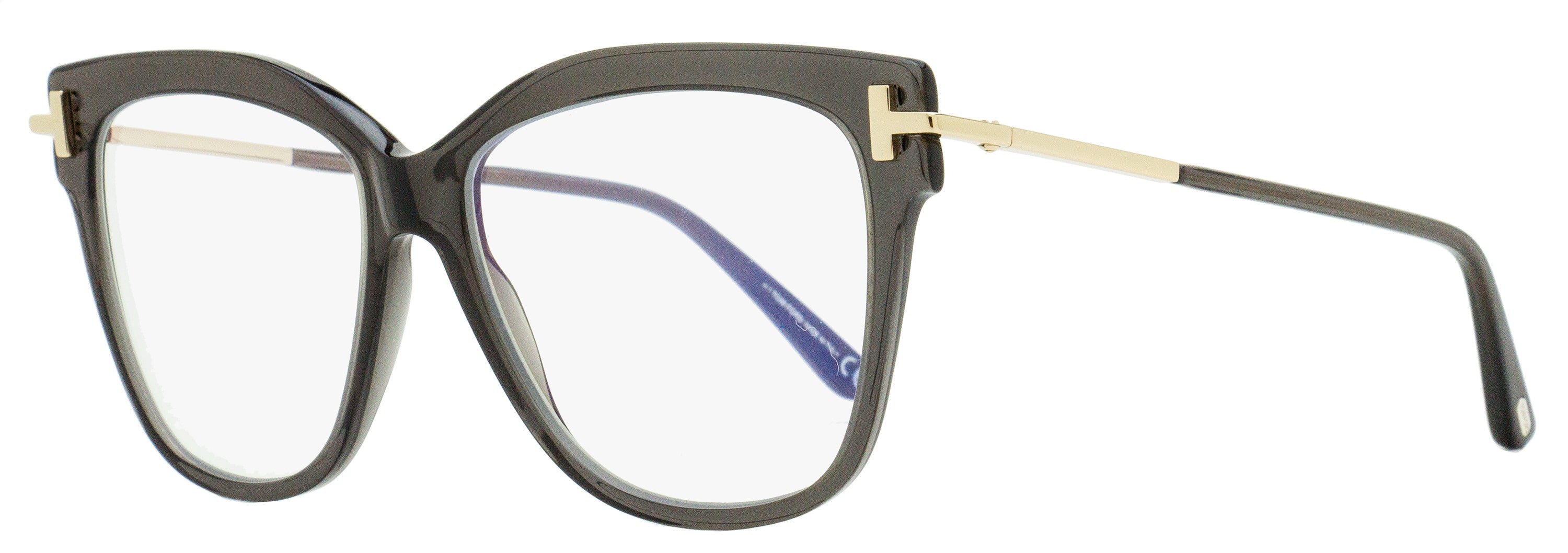 

Женские очки Tom Ford Blue Block TF5704B 020 серые/золотые 54 мм
