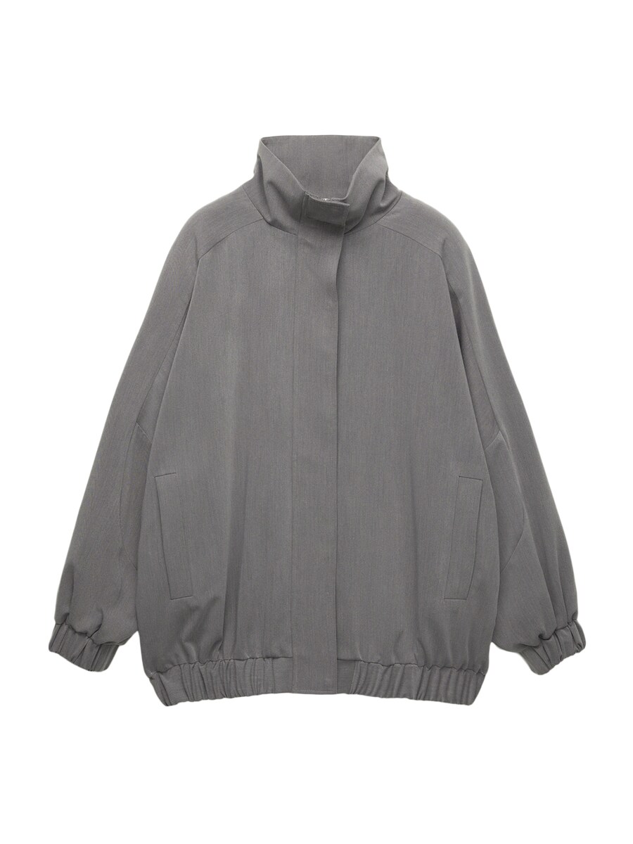 

Куртка межсезонная Pull&Bear, темно-серый