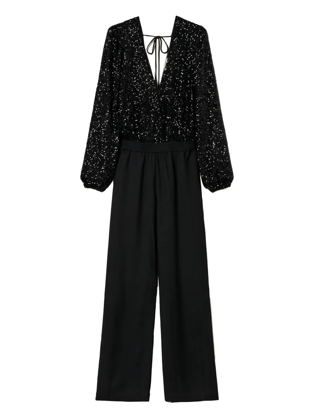 

Комбинезон с пайетками Twinset, черный