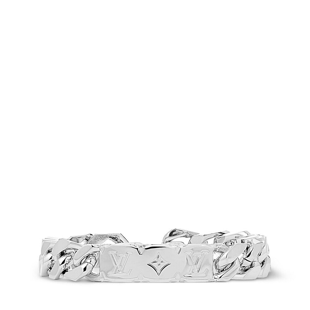 

Браслет-цепочка с монограммой Louis Vuitton, серебряный
