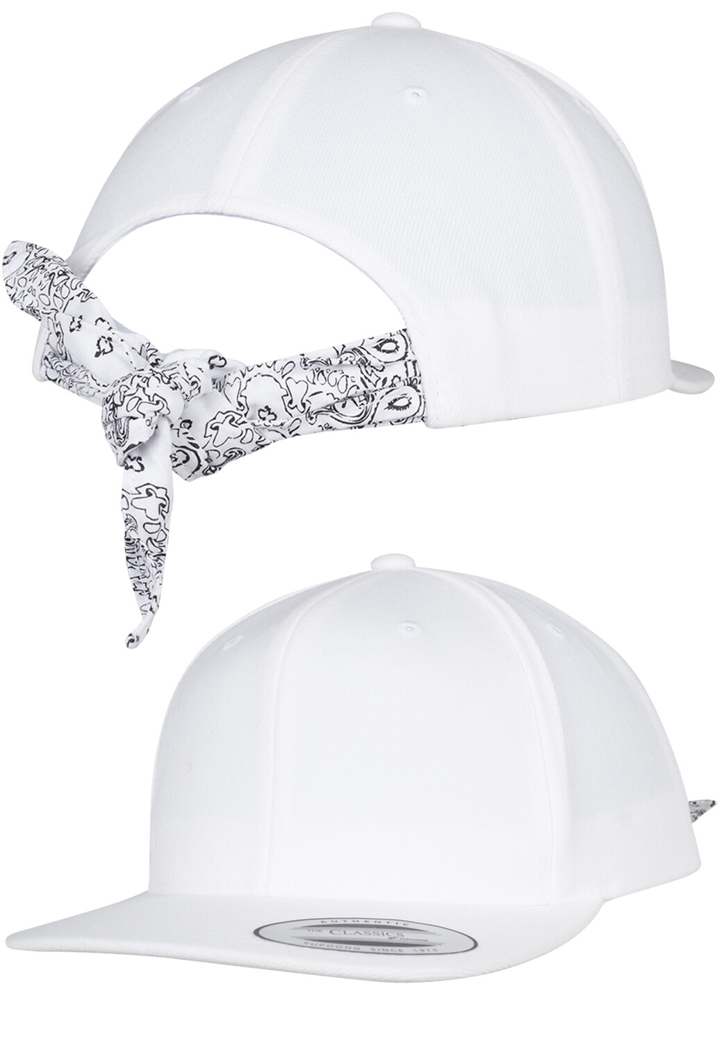 

Бейсболка Flexfit Snapback, цвет wht/wht