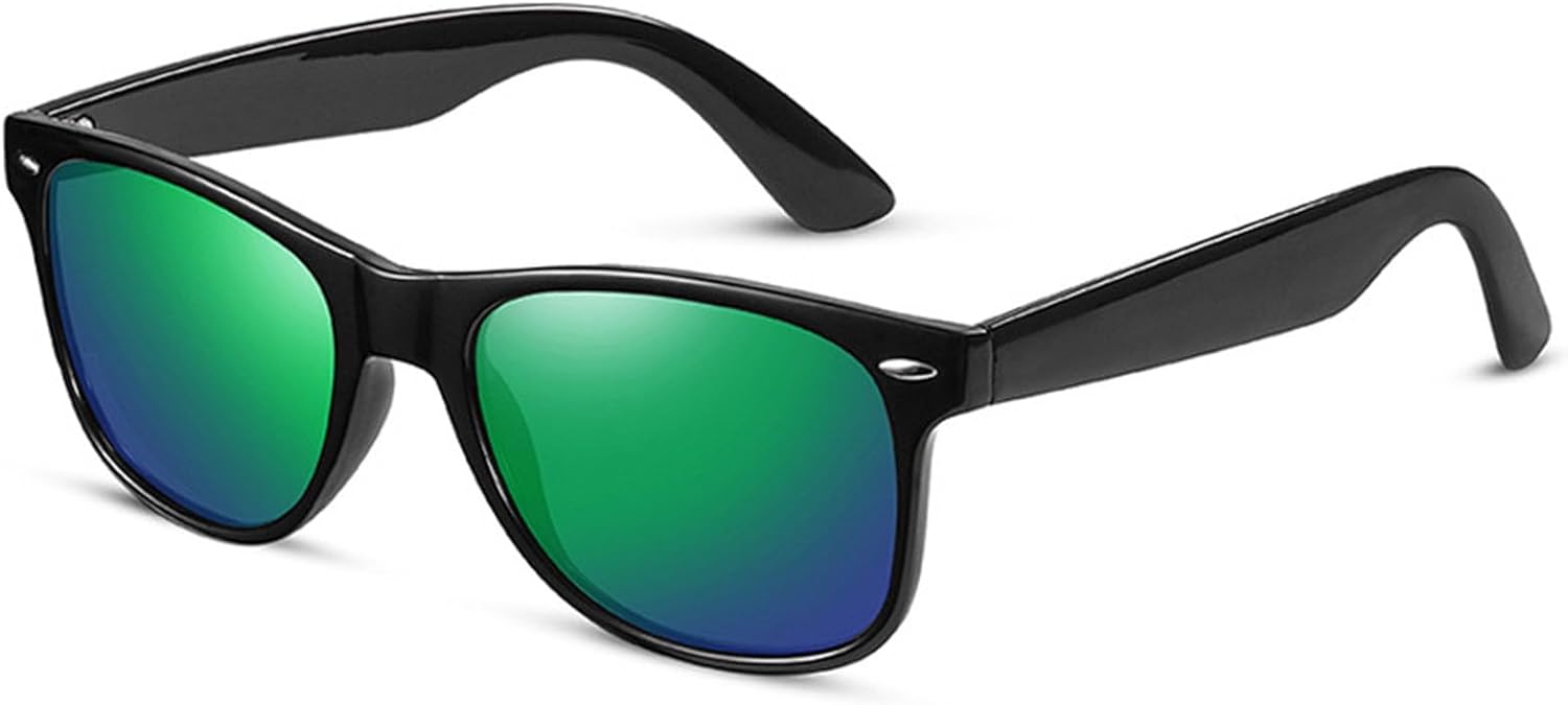 

Поляризованные солнцезащитные очки для мужчин и женщин в стиле ретро из поликарбоната, квадратная оправа, защита от УФ-излучения UV400. Подходят для защиты от солнца, рыбалки, путешествий TDWDKE, K