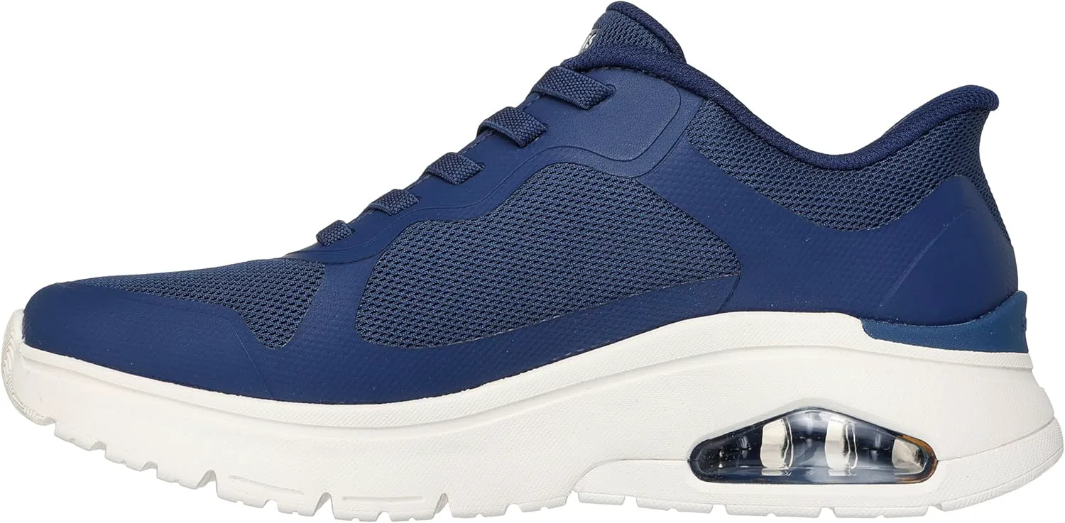 Мужские рабочие кроссовки Skechers Uno Sr Sutal на шнуровке Skech Air 200054 P, темно-синий — фото 3