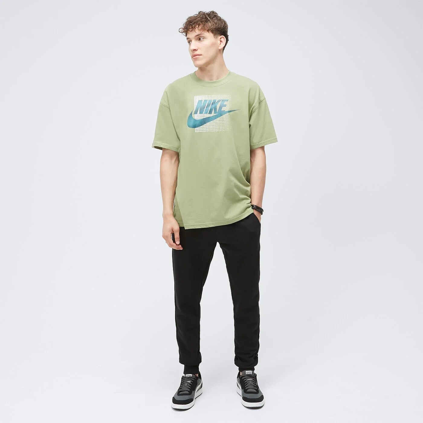 Футболка Nike M90 12MO Futura, зеленый — фото 3
