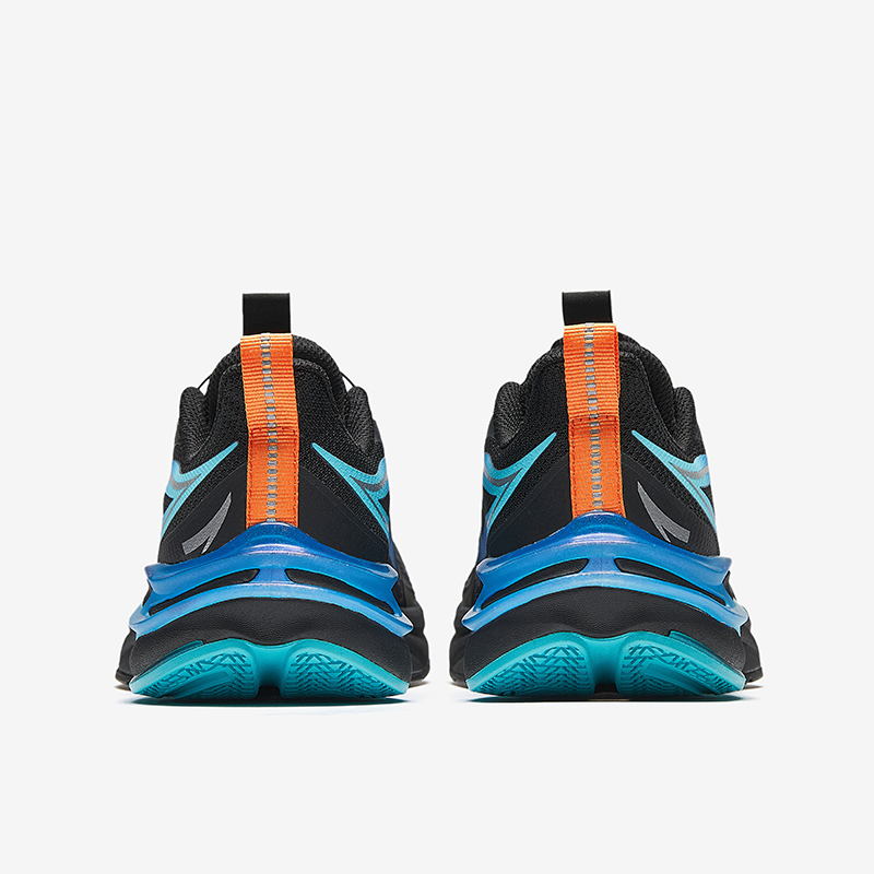 Кроссовки для бега Flame Lightweight Shock Absorbers Low Top для детей 33 42 Antakids, черный/синий — фото 4