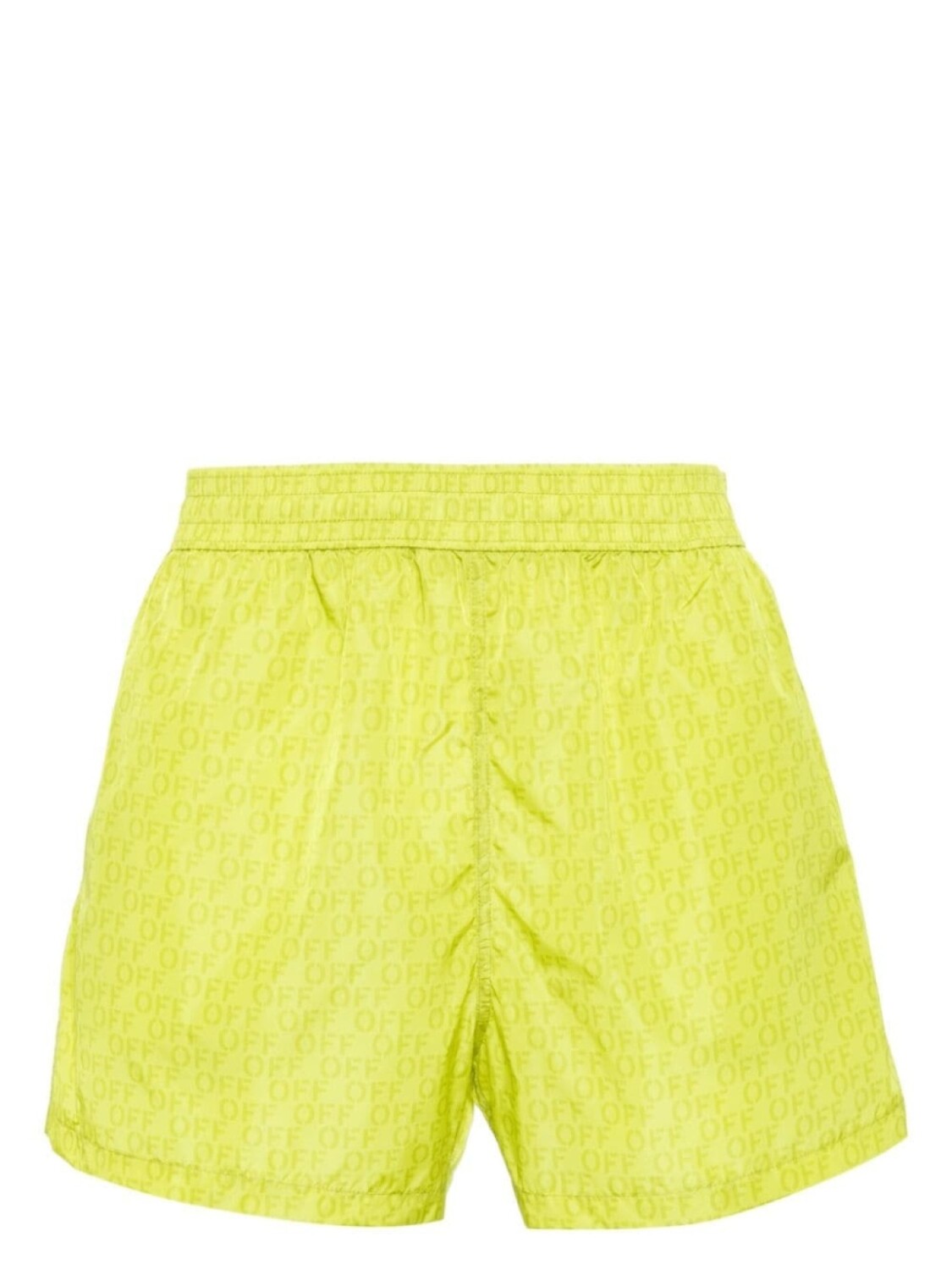 

Off-White плавки-шорты с логотипом, желтый