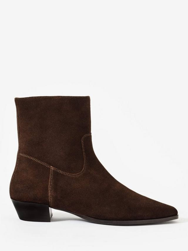 Замшевые ботинки Chelsea Mint Velvet, Brown/Multi