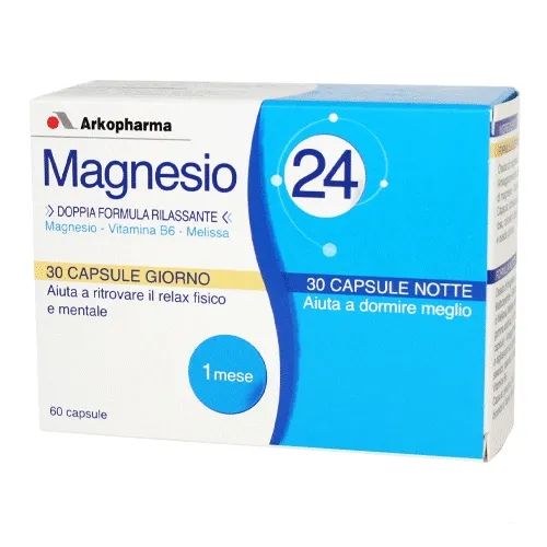 

Arkopharma Magnesium 24 60 капсул для физического и умственного расслабления