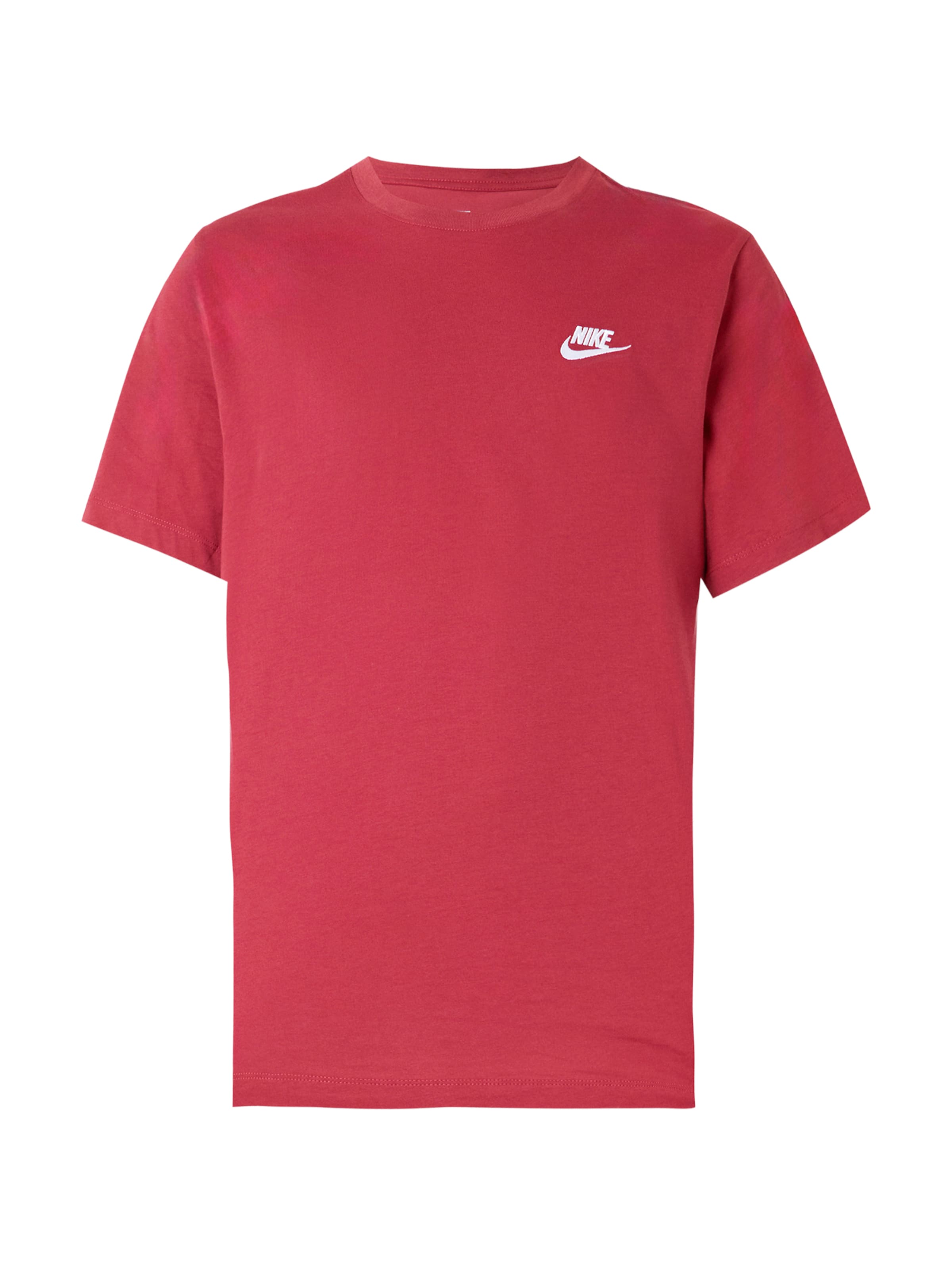 

Nike Sportswear Футболка 'Club' Regular fit в красном цвете