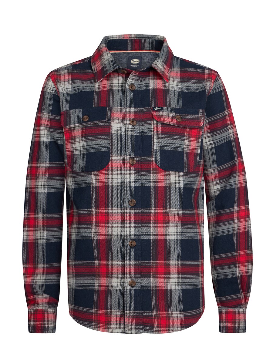 

Рубашка на пуговицах классического кроя Petrol Industries, красный