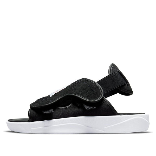 

Тапочки ls slide 'black university red' Air Jordan, черный