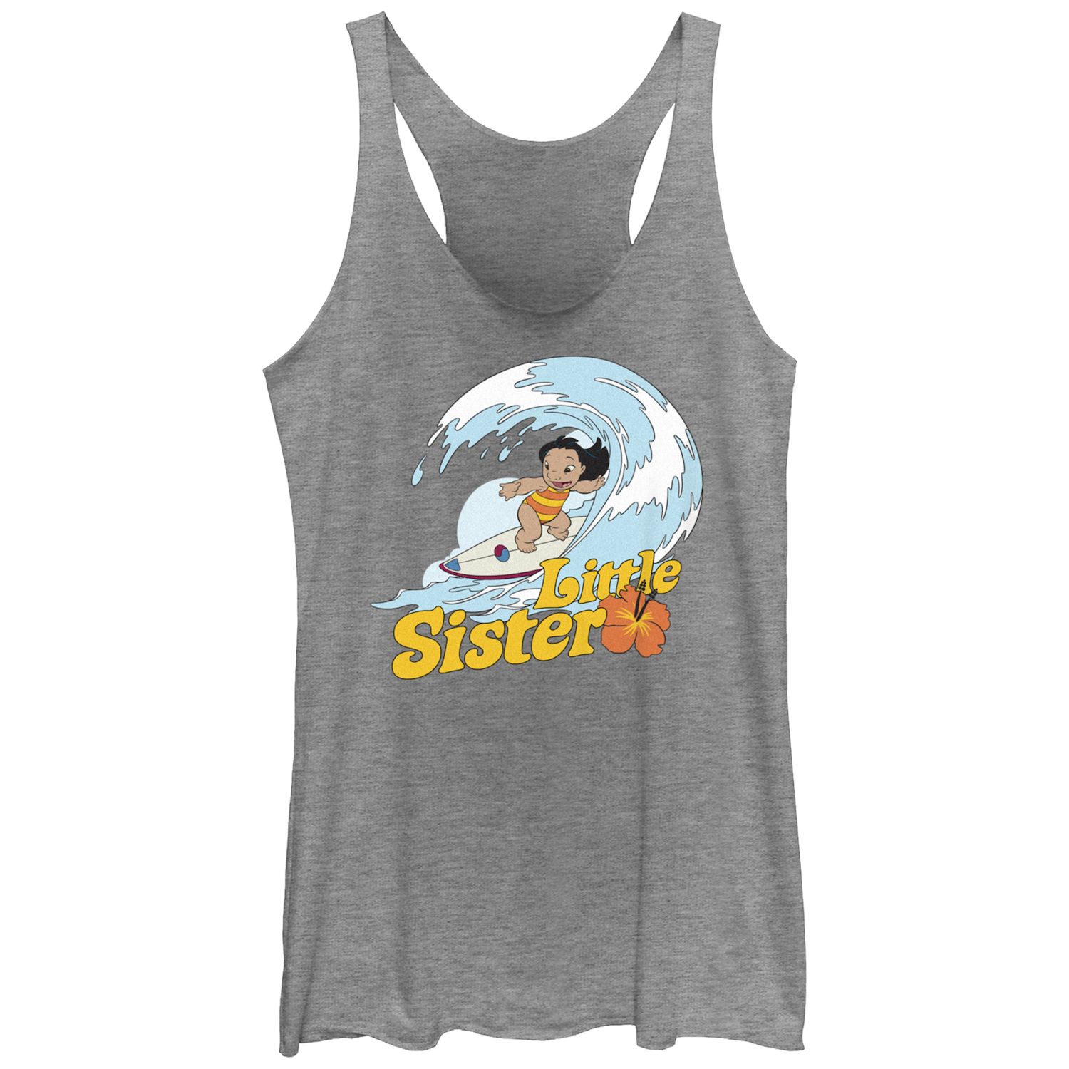 

Майка с рисунком Little Sister Racerback от Disney для детей Lilo & Stitch Juniors Licensed Character