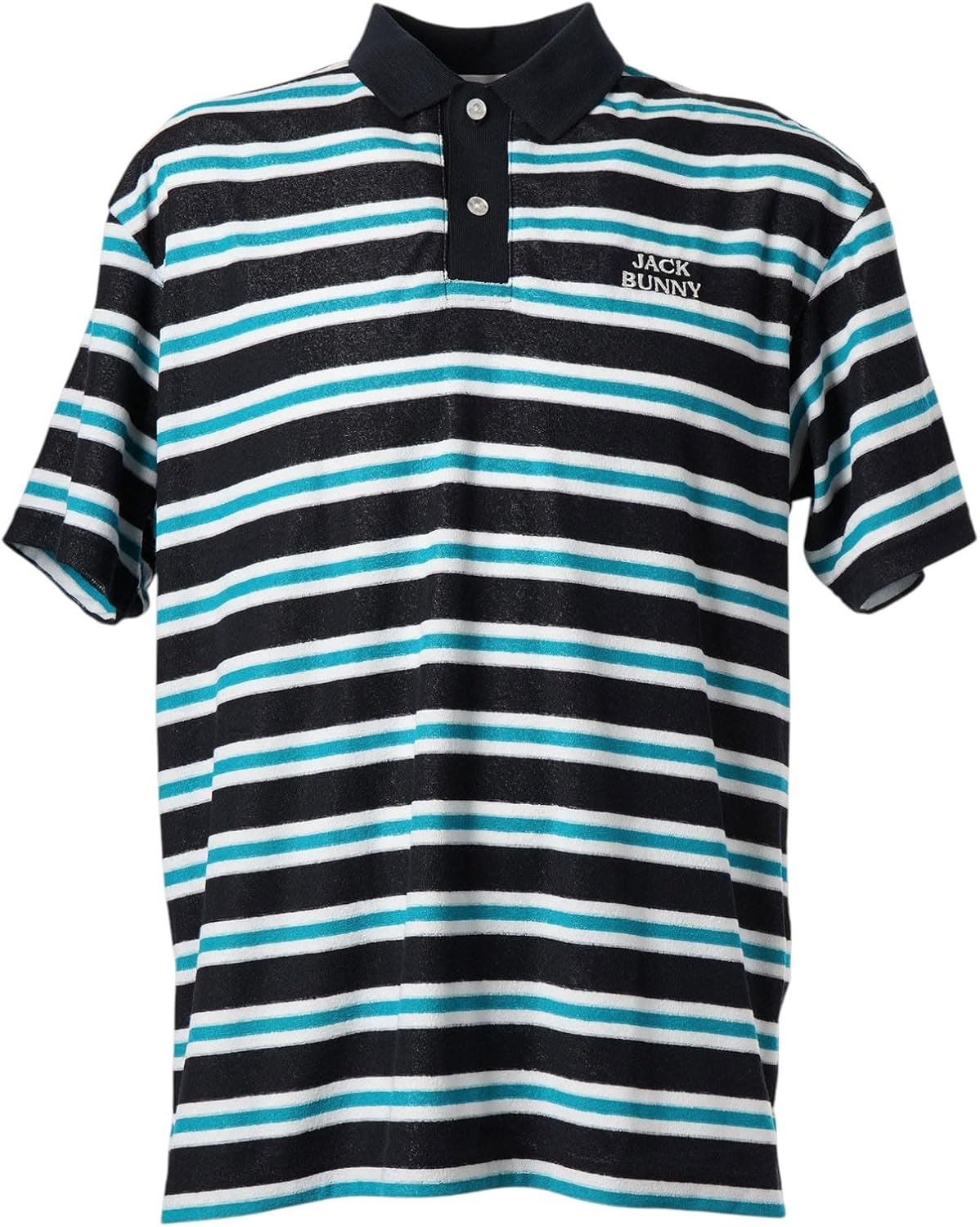 

Мужская поло-рубашка Jack Bunny 262-5160517 с коротким рукавом (узорчатая окантовка, ворсистая ткань, влагопоглощающая), зеленый