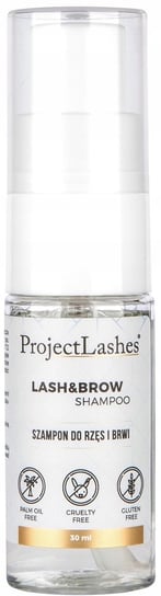 

Шампунь для ресниц и бровей, Projectlashes, Мягкий, 30 мл Project Lashes