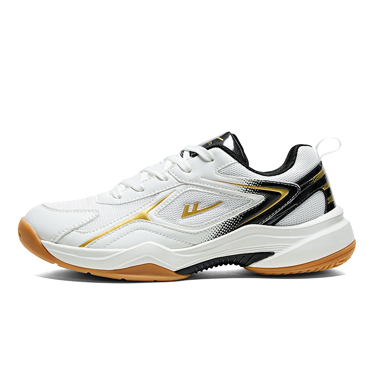 

Легкие, дышащие и нескользящие низкие бадминтонные кроссовки Men's WARRIOR, белый черный