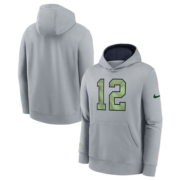 Толстовка Youth wolf gray Seattle Seahawks 2025 rivalries collection club Nike — фото 2