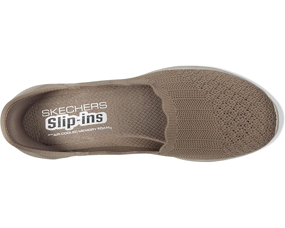 Туфли на плоской подошве SKECHERS Seager - Believe It Hands Free Slip-Ins, цвет Dark Taupe — фото 2