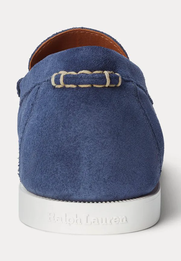 Замшевые венецианские лоферы merton без шнурков Polo Ralph Lauren, Newport Navy — фото 3
